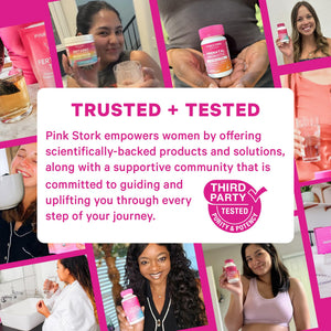 Pink Stork Prenatal Fiber Gummies for Women - 3g Prebiotic Inulin from Chicory Root - Natural Pregnancy & Postpartum Stool Softeners - PrimeBioHealth - canada supplements