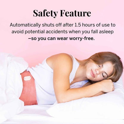 Pixie Period Heating Pad for Cramps - Thinnest Wearable Heating Pad for Feminine Care - Unnoticeable Under Clothes - Best Portable Pain Relief Heat Belt On The Market - Hours of Menstrual Pain Relief