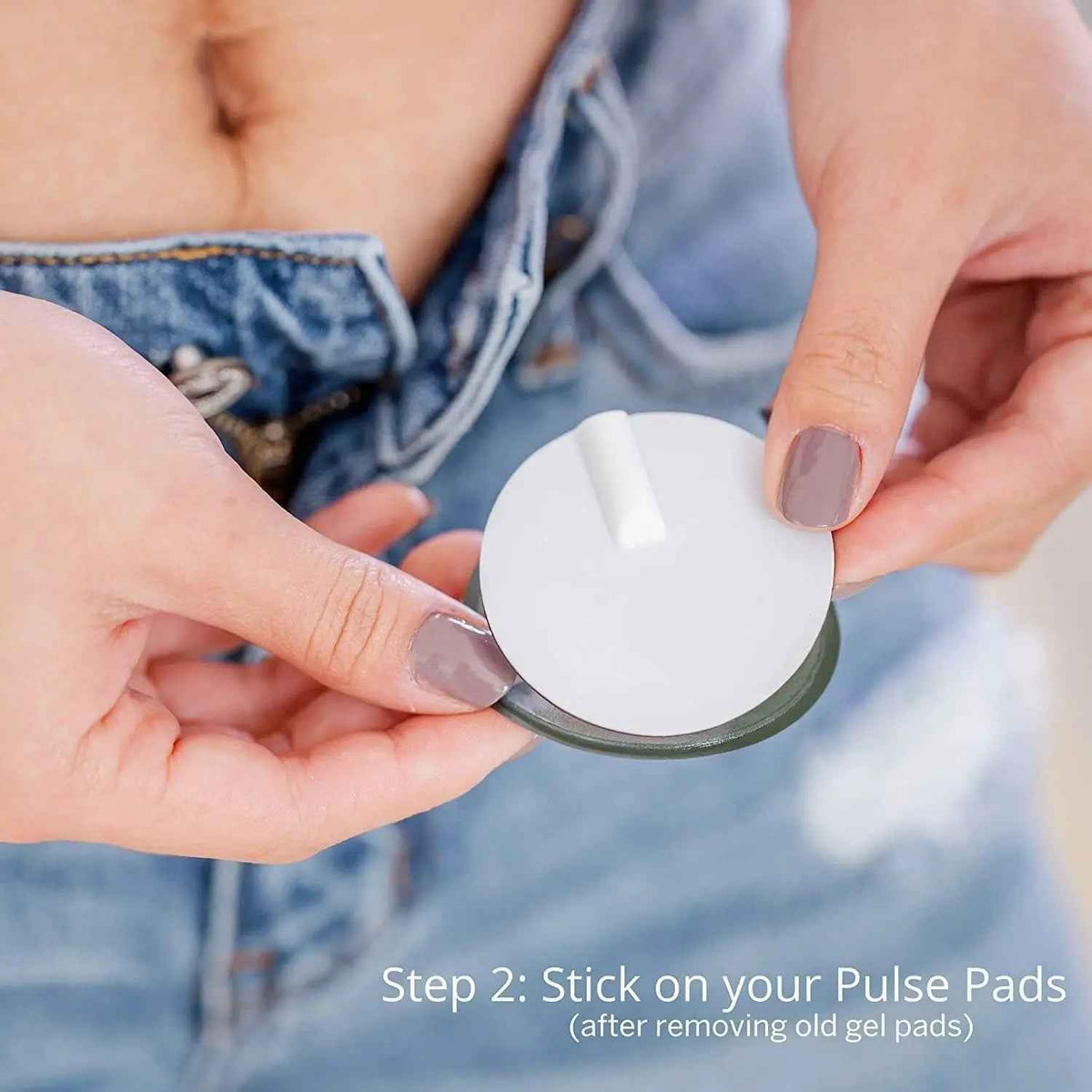 Pixie Pulse Replacement Pads - Replacement Gel Pads for Menstrual Cramps Unit - Pack of 20 (10 Pairs)