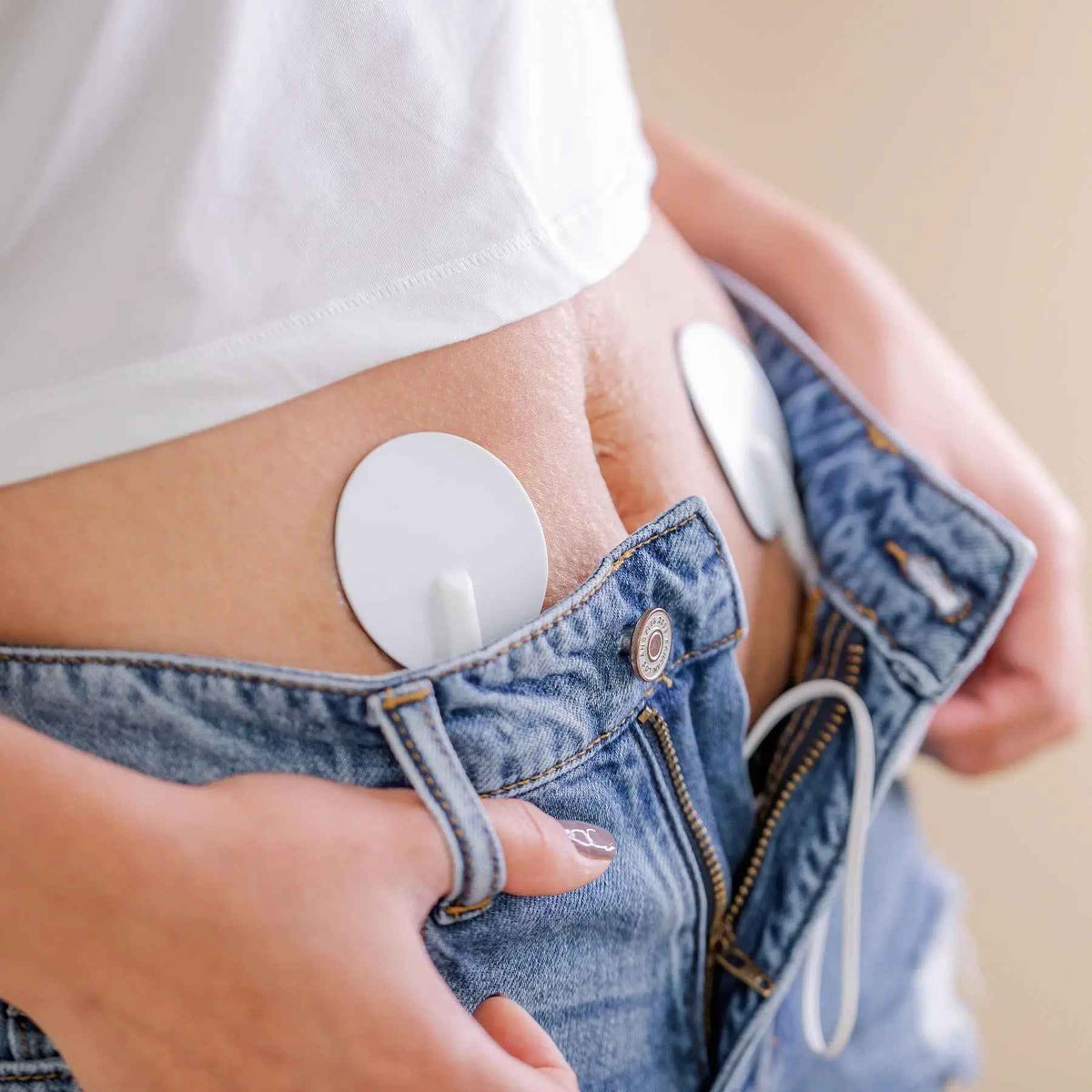 Pixie Pulse Replacement Pads - Replacement Gel Pads for Menstrual Cramps Unit - Pack of 20 (10 Pairs)
