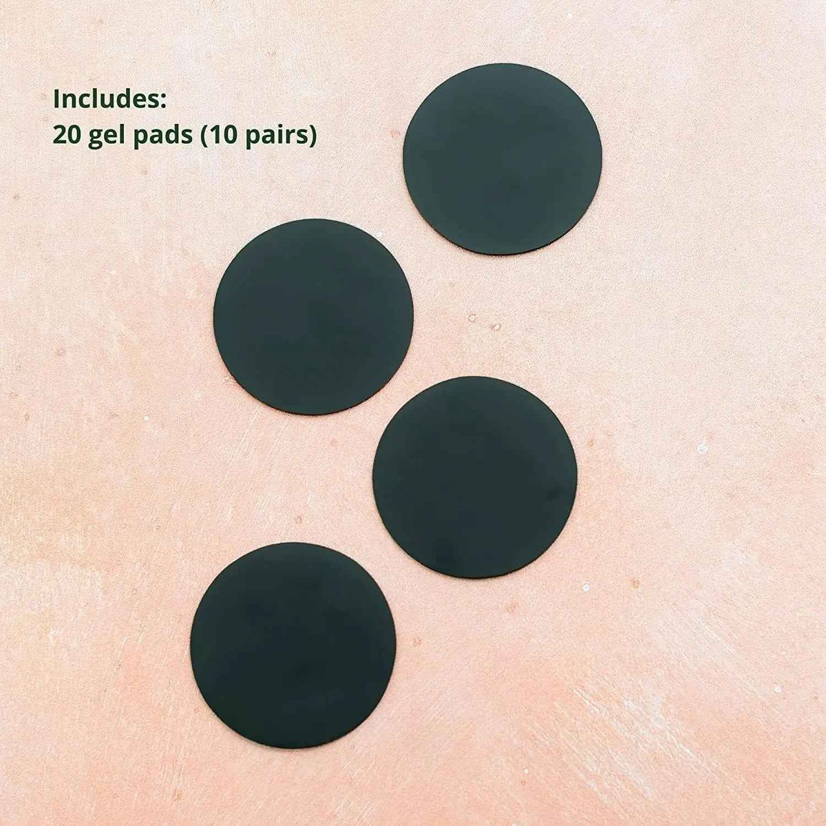 Pixie Pulse Replacement Pads - Replacement Gel Pads for Menstrual Cramps Unit - Pack of 20 (10 Pairs)