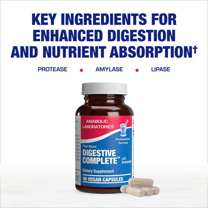 Plant Based Multi Digestive Enzymes Supplement - Clinically Formulated Digestion Supplement with Soothing Herbs and Enzymes for Women and Men - PrimeBioHealth - canada supplements