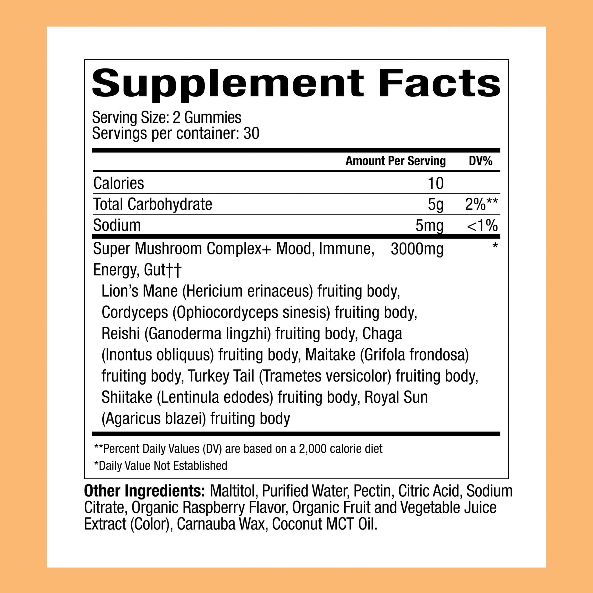 Plant People WonderDay Mushroom Gummies - Lion’s Mane, Cordyceps, Chaga Mushroom Supplement to Support Immune System De-Stress Boost Mood & Energy in Adults Natural - PrimeBioHealth - canada supplements