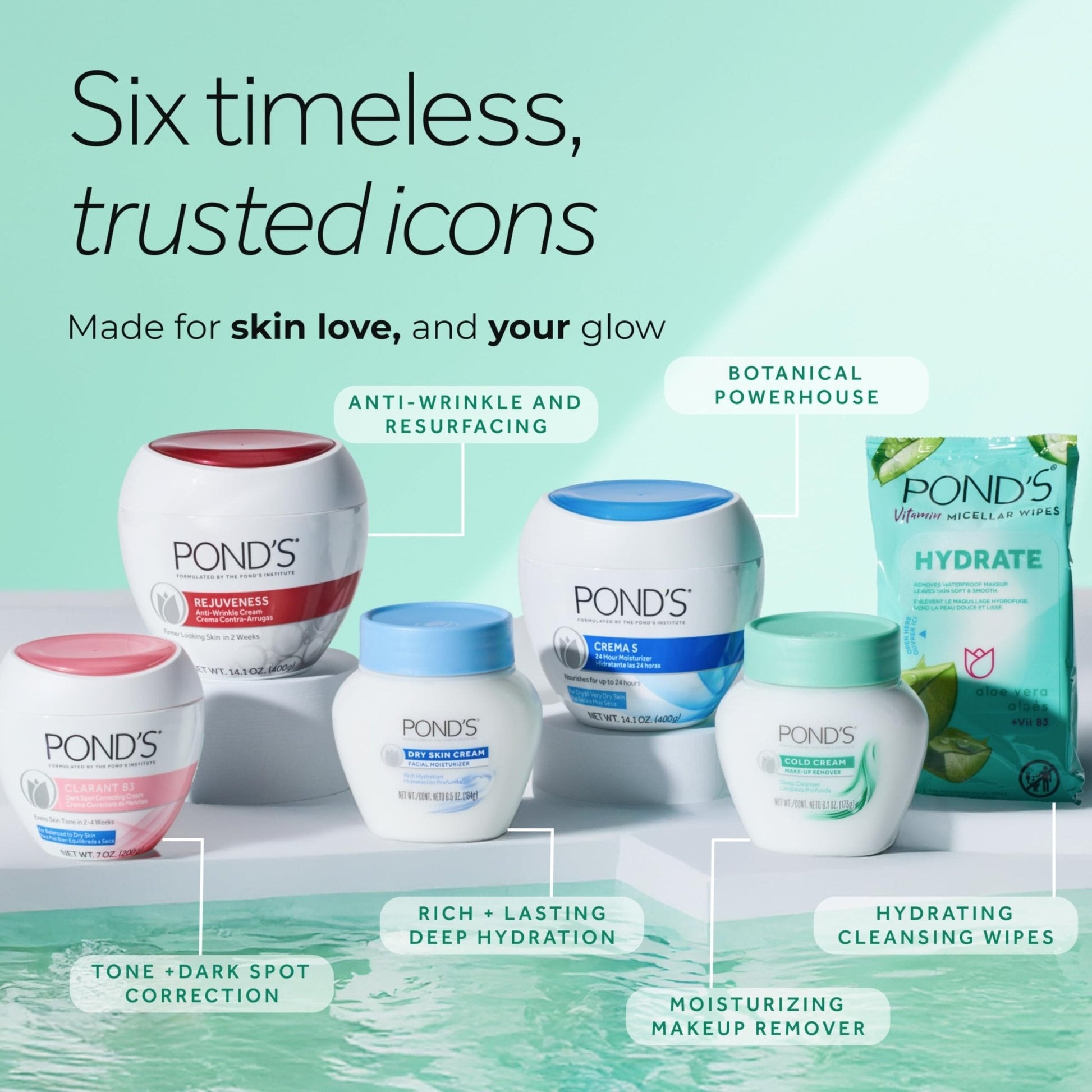 POND’S Rejuveness Face Cream – Anti-Aging Face Moisturizer with AHA’s, Vitamin E & Collagen – Daily Wrinkle Cream for Women - PrimeBioHealth - canada supplements