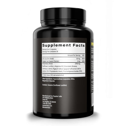 POPSTAR Labs Semen Volume Booster - Men's Semen Health & Fertility Supplement - Doctor Formulated to Increase Load Volume - Made in USA - Non-GMO, Organic - PrimeBioHealth - canada supplements