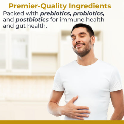 Premier Research Labs Premier Probiotic - Pre Pro Post Biotics for Women & Men, Quad Biotic, Quadbiotic, Prebiotics, Probiotics - PrimeBioHealth - canada supplements