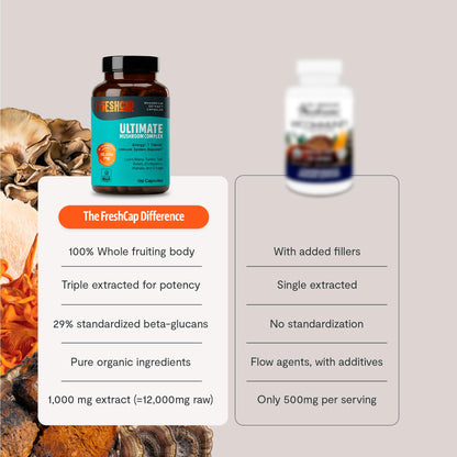 Premium Organic Mushroom Coffee – 12:1 Fruiting Body Extract – 29% Beta-Glucans – Smooth Tasting, 3rd-Party Tested for Clean Energy, No Jitters, Focus, Immune Support (15 Servings) - PrimeBioHealth - canada supplements