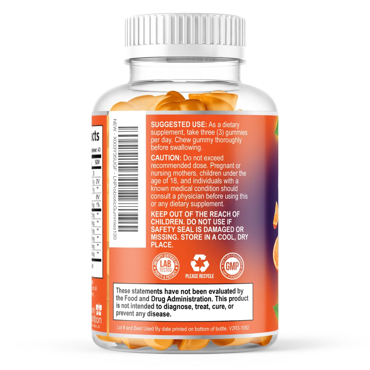 Probiotic Gummies - Advanced Multi-Strain Probiotic Formula - Gut & Digestive Health Support Gummy - Bacillus Coagulans 5 Billion CFU Per Serving, Daily Acidophilus Probiotics Supplement - 120 Gummies - PrimeBioHealth - canada supplements