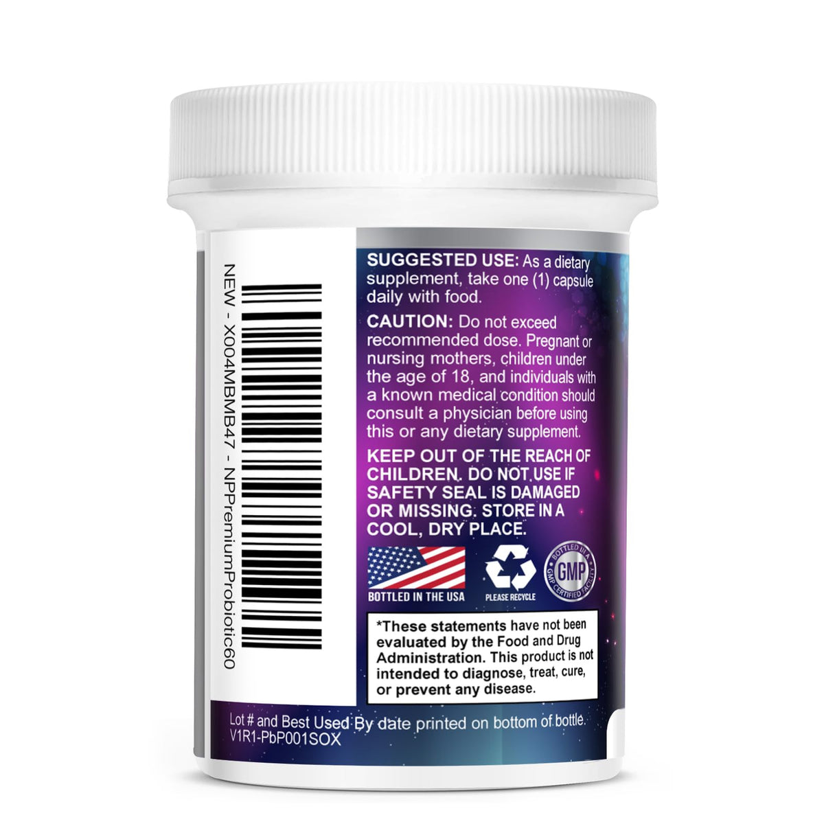 Probiotics for Digestive Gut Health - 100 Billion CFU Per Capsule, 16 Premium Strains & Prebiotics - Best Probiotics for Women & Men, Occasional Constipation - PrimeBioHealth - canada supplements