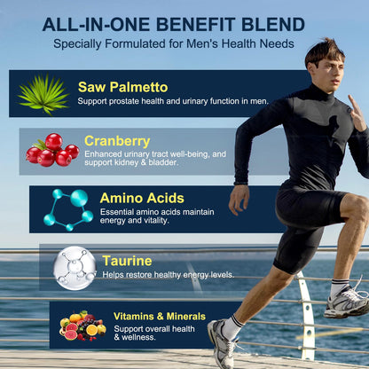 Probiotics for Men Digestive Health, 120 Billion CFUs Mens Probiotic with Digestive Enzymes & Prebiotics & Saw Palmetto & Cranberry for Gut, Prostate & Urinary Tract Health, Shelf Stable, 90 Capsules - PrimeBioHealth - canada supplements