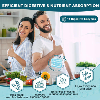 Probiotics for Women-Men Digestive Health with 120 Billion CFUs, Prebiotics and Probiotics for Women-Men, Digestive Enzymes, Nutrient Absorption, Immune Support - PrimeBioHealth - canada supplements