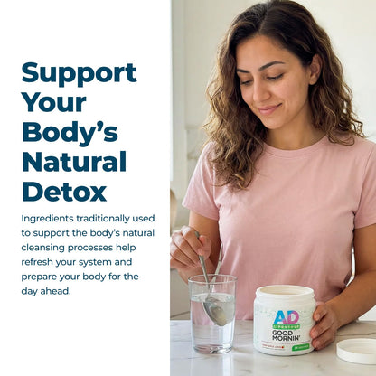 Project AD Life Good Morning Detox and Performance Drink, Naturally Flavored and Formulated with L-GLutamine, Apple Cider Vinegar, and Aloe Vera (24 Servings, Summer Fruits) - PrimeBioHealth - canada supplements