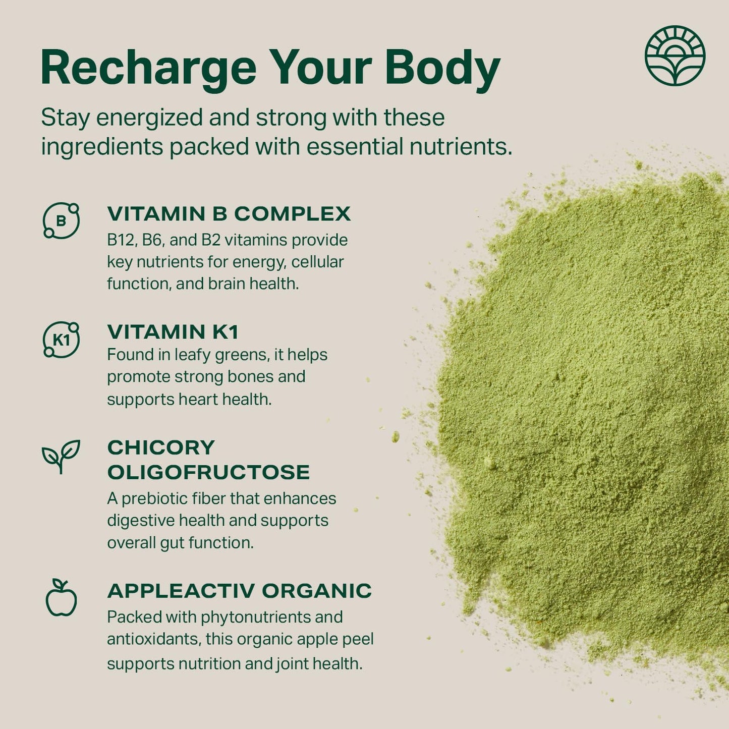 Proper, The Greens Daily Boost Organic Greens Powder. Whole Food, Apple Flavour Veggie Powder Superfood with Wheatgrass, Spirulina, Chlorella, Probiotics. - PrimeBioHealth - canada supplements