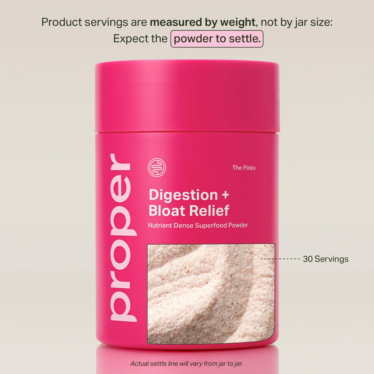 Proper, The Pinks Digestion and Bloat Relief. Drink Mix with Gut Health Probiotics, Prebiotics, Beet Root & Enzymes for Digestive Support. Bloating and Microbiome - PrimeBioHealth - canada supplements