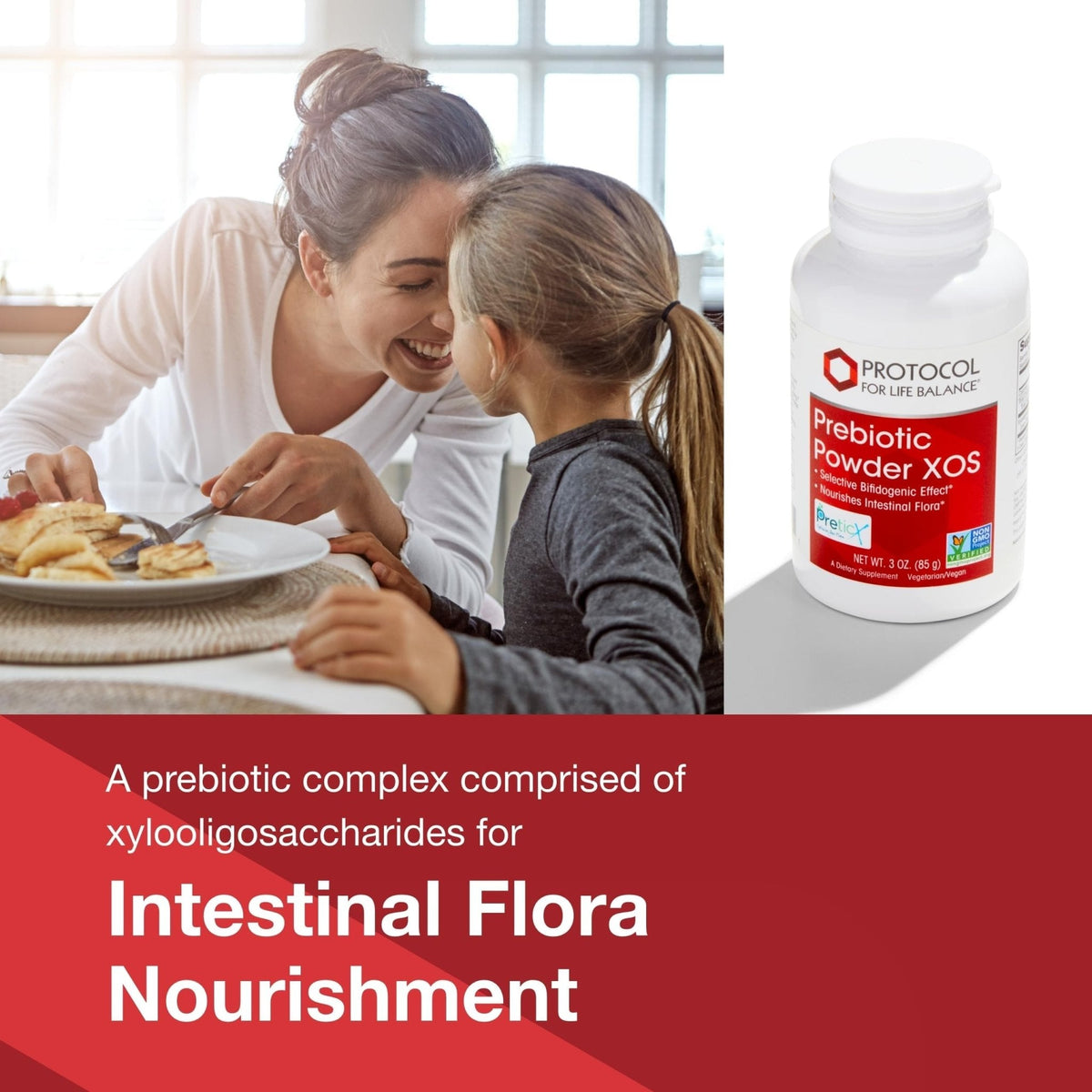 PROTOCOL FOR LIFE BALANCE Prebiotic Powder XOS - 1.55g per Serving - Intestinal Flora - Support GI Tract & Gut Health - Kosher & Non-GMO - 3 oz - PrimeBioHealth - canada supplements