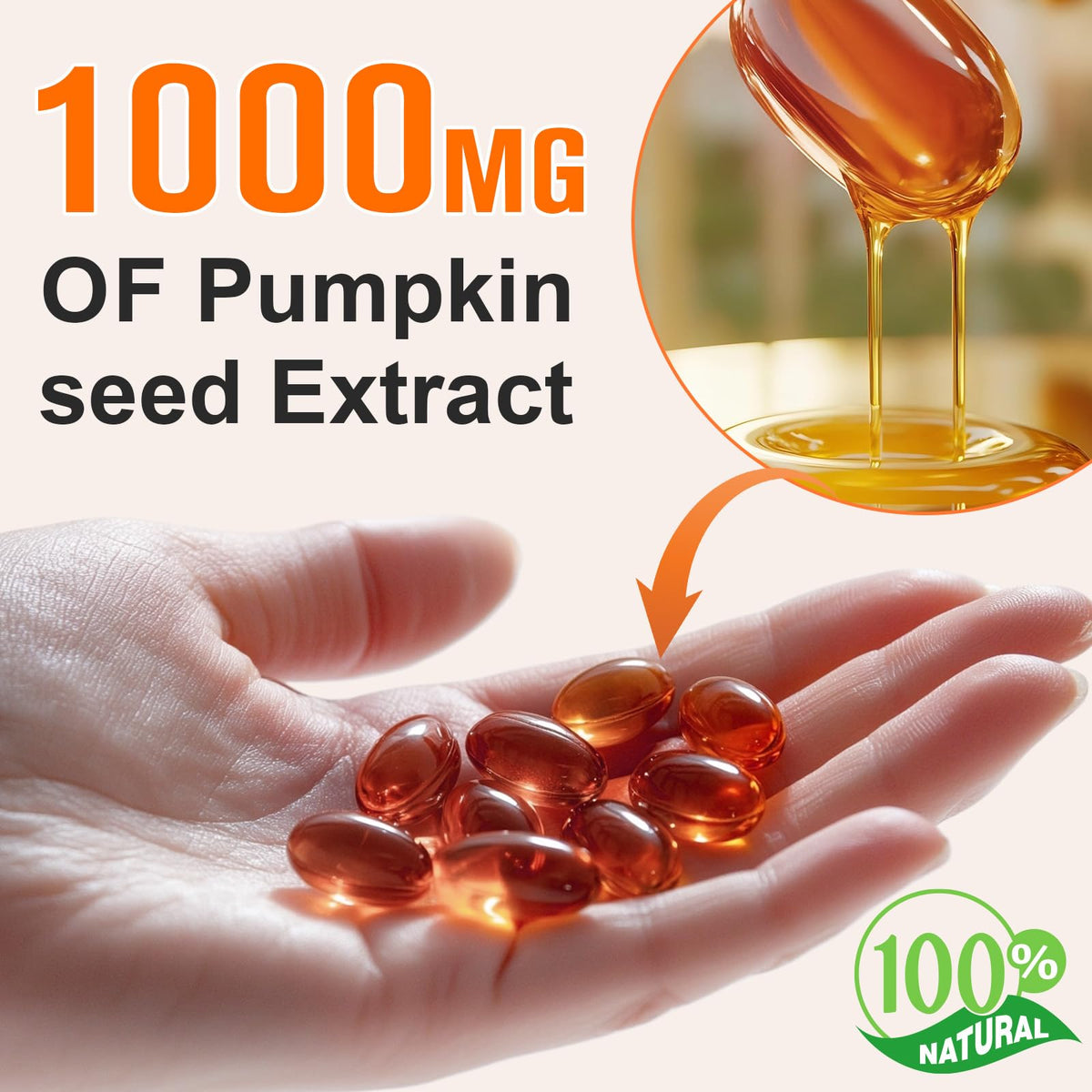 Pumpkin Seed Oil with Saw Palmetto, 1000mg per Serving, 300 Softgels – Cold Pressed Pumpkin Seed Oil Capsules for Hair, Prostate, Urinary & Bladder Health - PrimeBioHealth - canada supplements