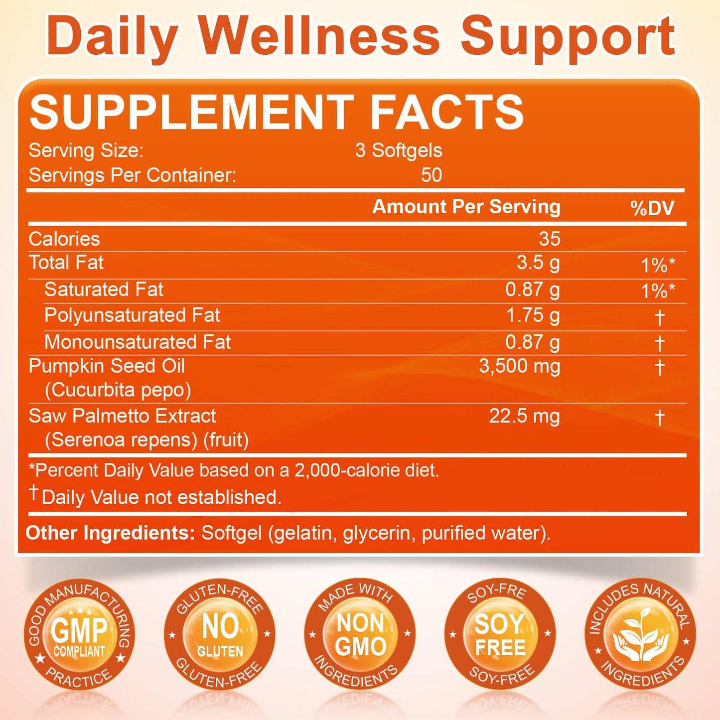 Pumpkin Seed Oil with Saw Palmetto, 3500mg Max Strength per Serving, 150 Softgels, Cold-Pressed with Essential Fatty Acids & Phytosterols, Supports Immune - PrimeBioHealth - canada supplements