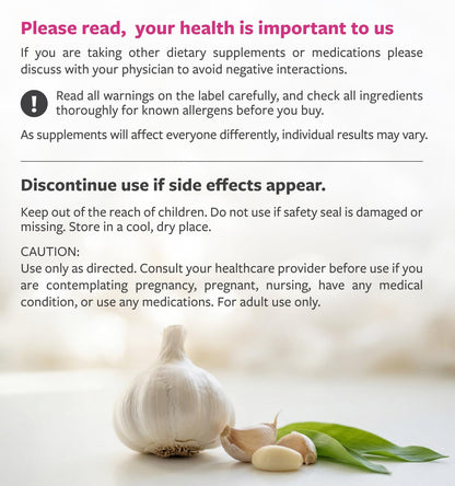 PURE CO USDA Organic Garlic Supplement - High Potency 25:1 Garlic Extract with 12,500mg Herbal Equivalent Strength for Immune & Heart Support - Odorless Vegan & Non-GMO (4 Month Supply) - PrimeBioHealth - canada supplements