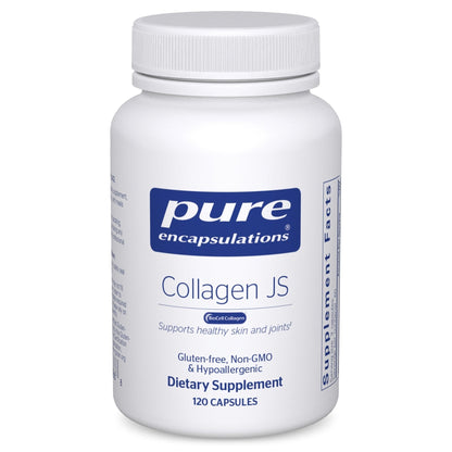 Pure Encapsulations Collagen JS - Skin & Joint Health* - 1,000 mg Hydrolyzed Biocell Collagen - Gluten Free & Non-GMO - 120 Capsules - PrimeBioHealth - canada supplements