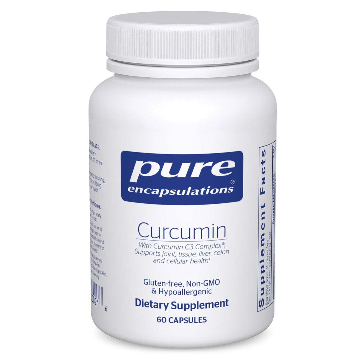 Pure Encapsulations Curcumin - 500 mg - Supports Joint Health & Liver Health - Curcuma Longa Capsule - PrimeBioHealth - canada supplements