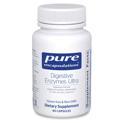 Pure Encapsulations Digestive Enzymes Ultra - Vegetarian Digestive Enzyme Supplement to Support Protein, Carb, Fiber, and Dairy Digestion* - 90 Capsules - PrimeBioHealth - canada supplements