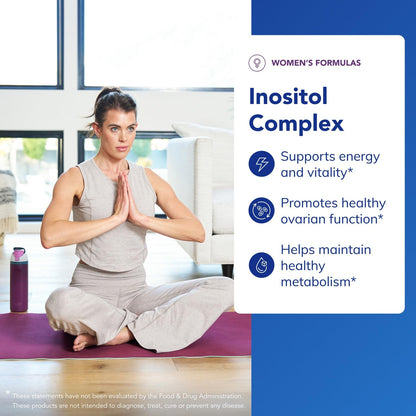 Pure Encapsulations Inositol Complex | Supplement to Support Energy, Healthy Metabolism, and Ovarian Function* | 60 Capsules - PrimeBioHealth - canada supplements