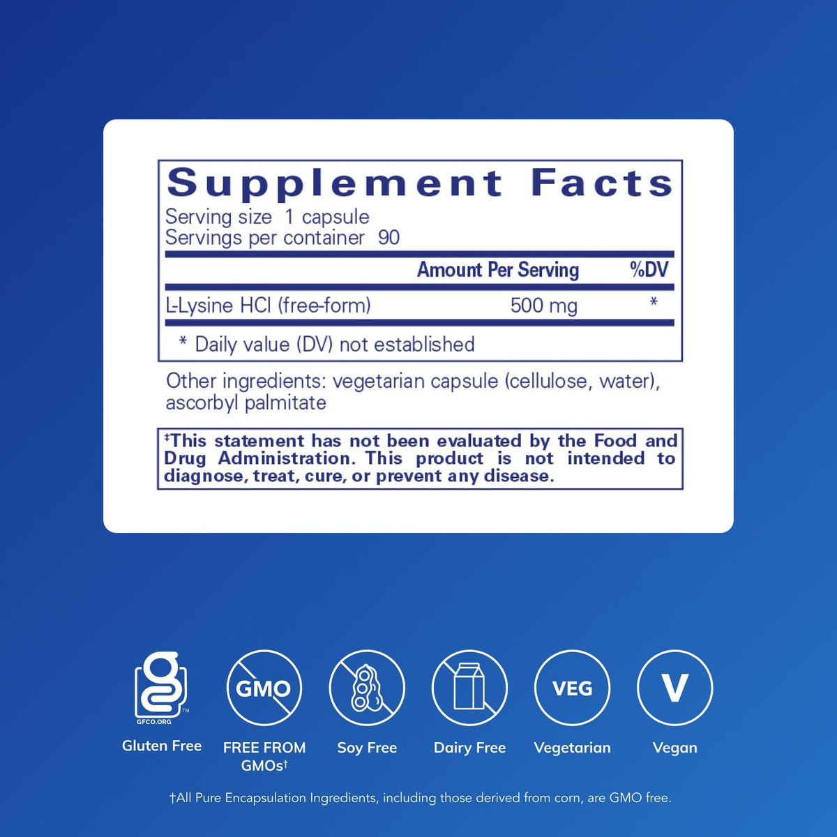 Pure Encapsulations L-Lysine - Essential Amino Acid Supplement for Immune Support & Gum, Lip Health* - with L-Lysine HCl - 90 Capsules - PrimeBioHealth - canada supplements