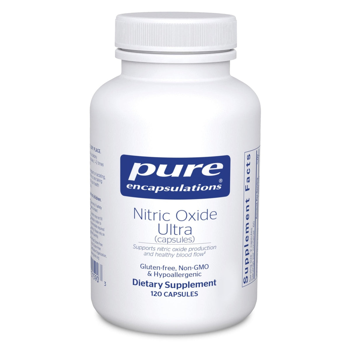 Pure Encapsulations Nitric Oxide Ultra (Capsules) - Supplement Supports Nitric Oxide Production, Healthy Blood Flow & Vascular Health - with L-Citrulline & CranLoad Cranberry Extract - 120 Capsules - PrimeBioHealth - canada supplements