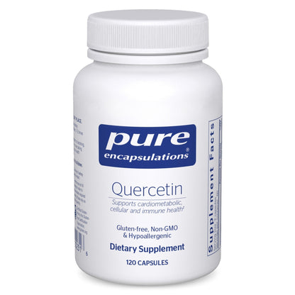 Pure Encapsulations Quercetin - 500 mg - Immune Support, Cellular Health & Heart Health - Antioxidant Supplement - PrimeBioHealth - canada supplements