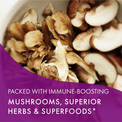 Pure Essence Immune Cellular Support System with Maitake, Reishi, Shitake Mushroom, Spirulina, Colostrum, Fucoidan and More - 60 Tablets - PrimeBioHealth - canada supplements