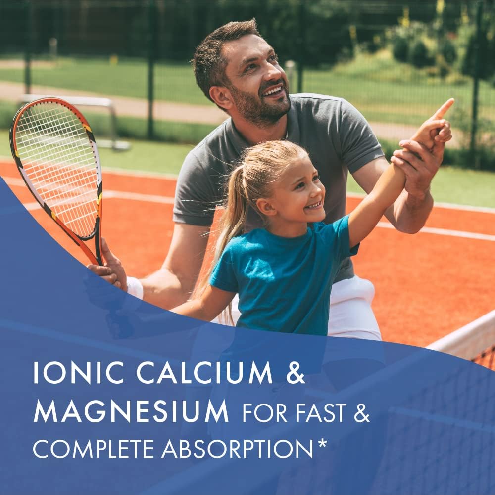 Pure Essence Ionic Super D-K Calcium Plus by Pure Essence - with Extra Magnesium, Vitamin D3, Vitamin K2 for Strong Bones and Stress Relief - Orange Vanilla - 7.41oz - PrimeBioHealth - canada supplements