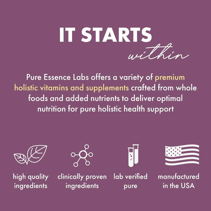Pure Essence Labs Ionic Fizz Magnesium Plus, Anti-Stress Supplement Drink Powder, Gluten Free and Non-GMO Magnesium Powder (Mixed Berry, 12.06 Ounce (Pack of 1)) - PrimeBioHealth - canada supplements