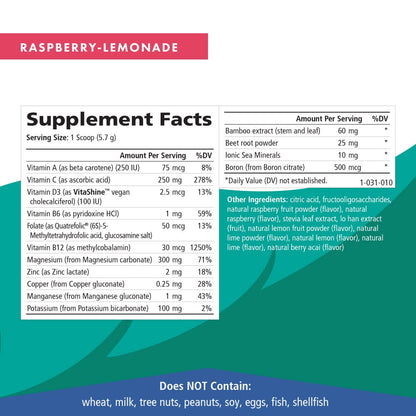 Pure Essence Labs Ionic Fizz Magnesium Plus, Anti-Stress Supplement Drink Powder, Gluten Free and Non-GMO Magnesium Powder, Raspberry Lemonade Flavor, 12.06 oz - PrimeBioHealth - canada supplements