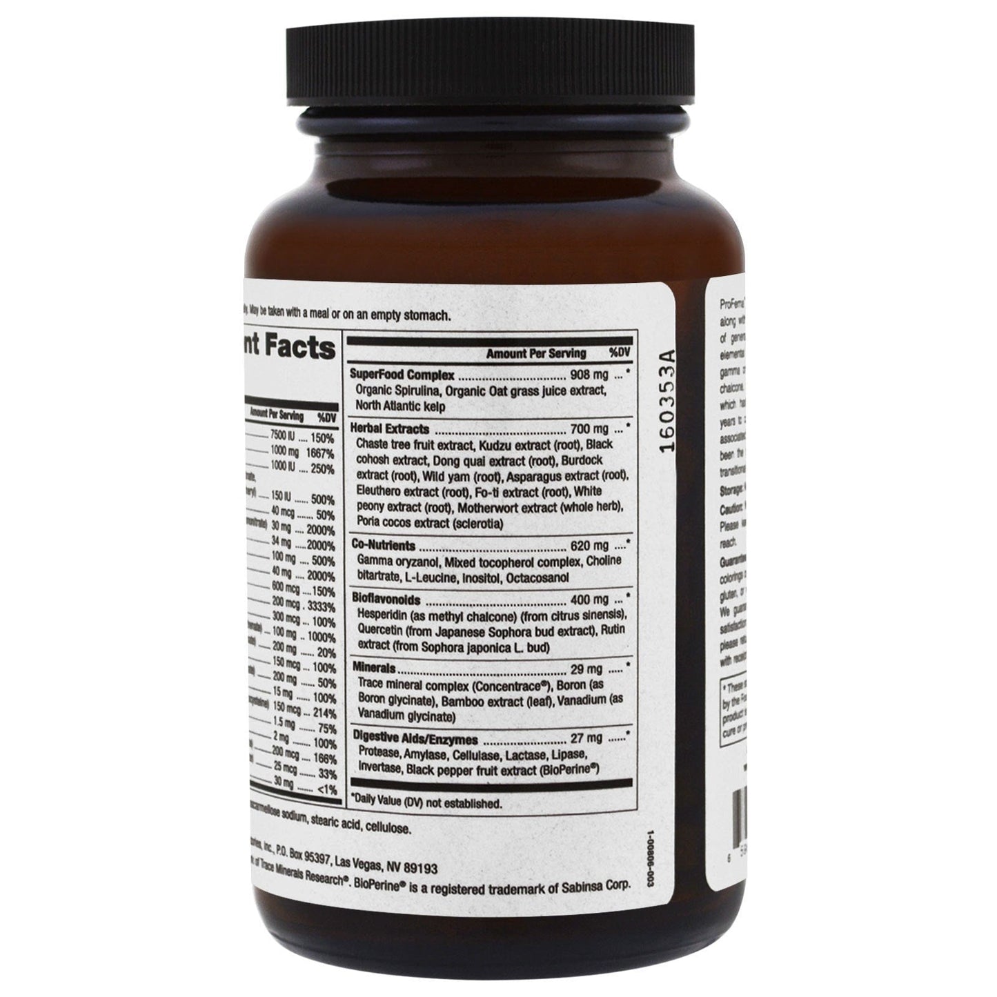 Pure Essence Labs ProFema - Multivitamin for Women - Natural Menopause Relief Supplement - Promotes Hormone Balance, Reduces Hot Flashes, Mood Swings, Night Sweats (60 Capsules) - PrimeBioHealth - canada supplements