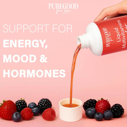 PureGood Women’s Liquid Multivitamin | 70+ Nutrients, Superfoods & Omegas | High Absorption Daily Supplement | - PrimeBioHealth - canada supplements