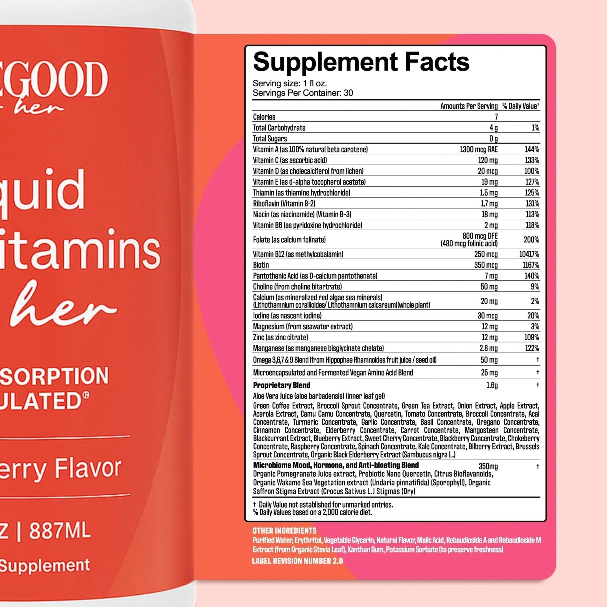 PureGood Women’s Liquid Multivitamin | 70+ Nutrients, Superfoods & Omegas | High Absorption Daily Supplement | - PrimeBioHealth - canada supplements