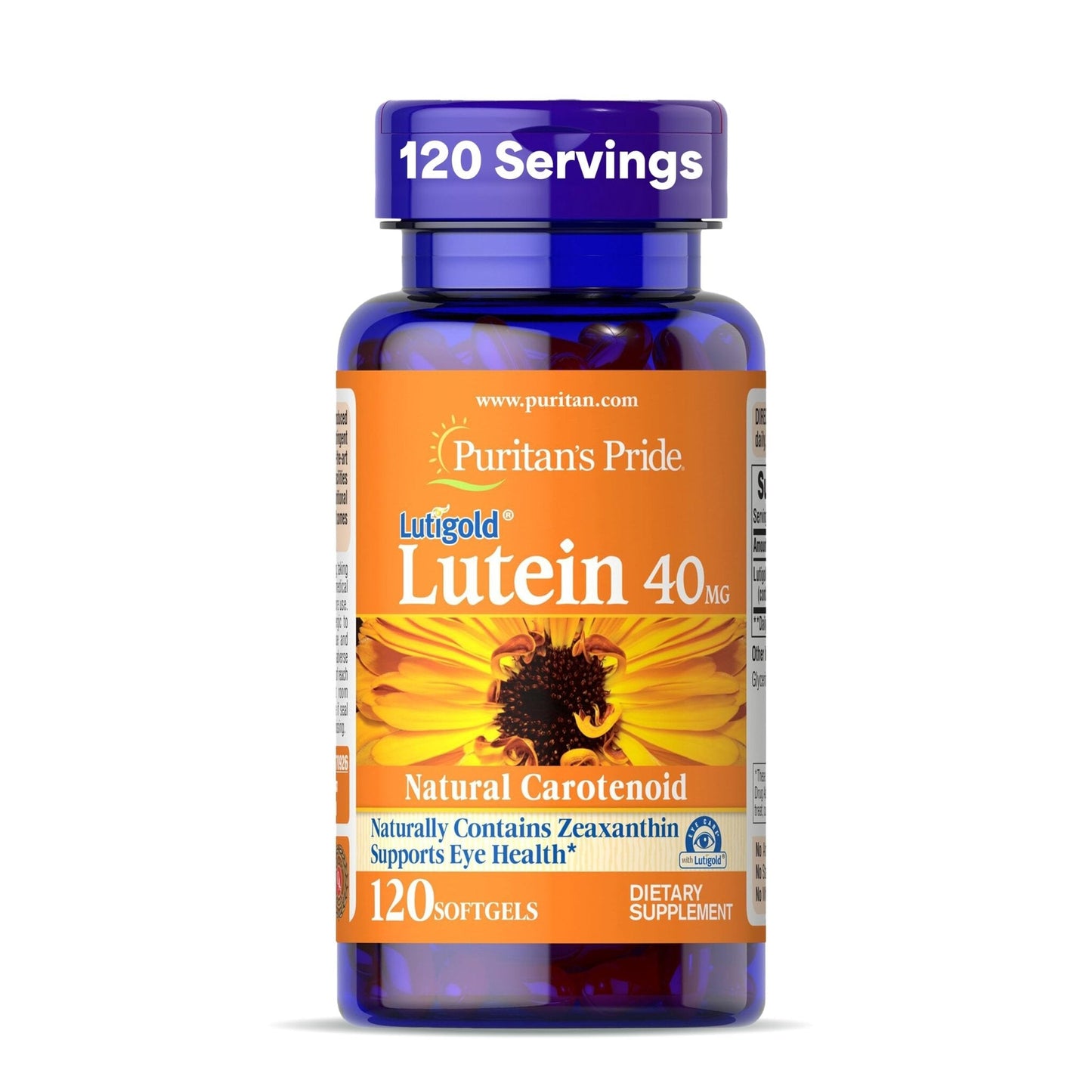 Puritan's Pride Premium Lutigold™ Lutein Carotenoid 40mg with Zeaxanthin for Men and Women, Dietary Supplement for Eye Health Support - PrimeBioHealth - canada supplements