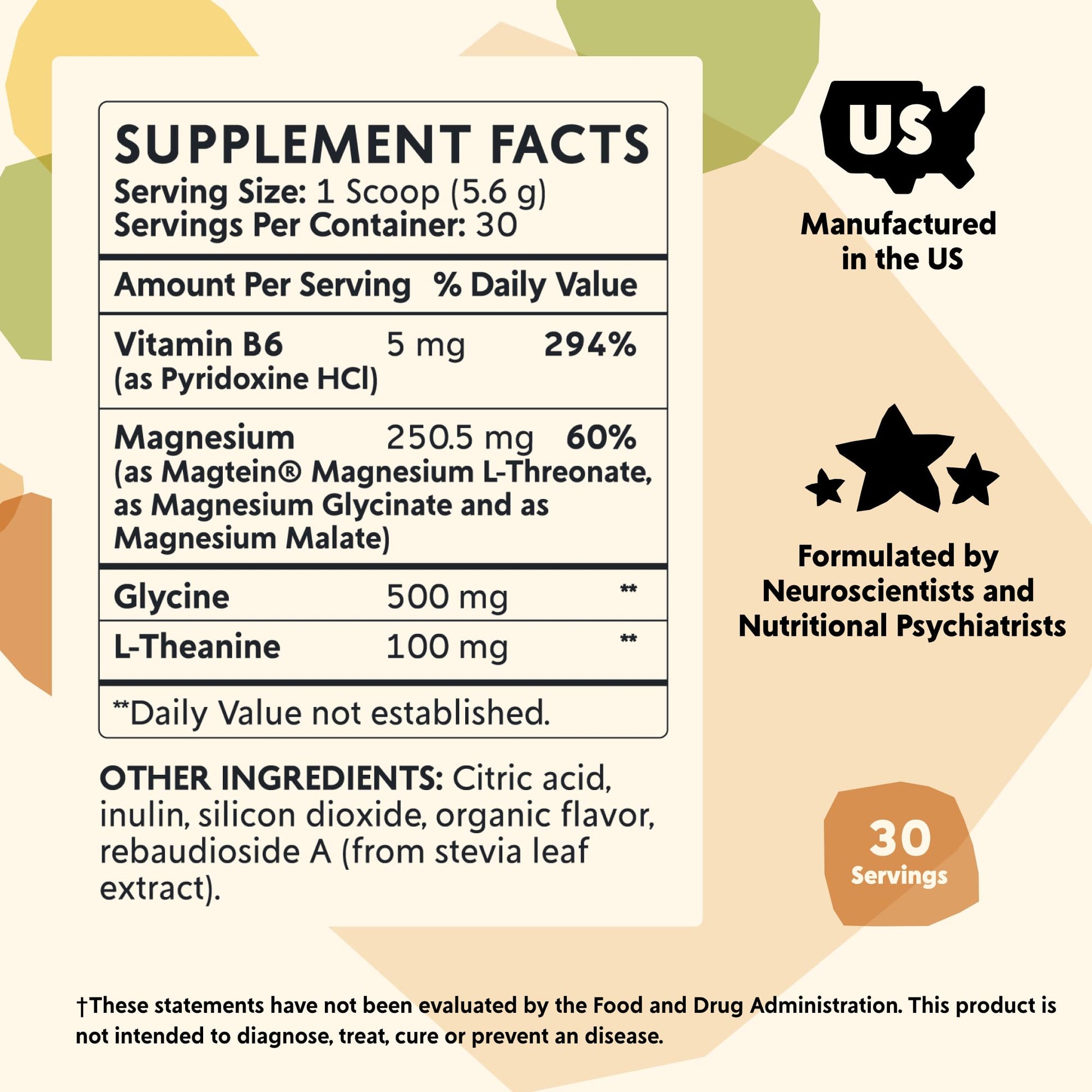 PYM Mood Magnesium Powder to Support Stress & Better Sleep, 30 Servings - Magnesium Glycinate, Magnesium Malate & l-Threonate, Yuzu Citrus | Non-GMO - PrimeBioHealth - canada supplements