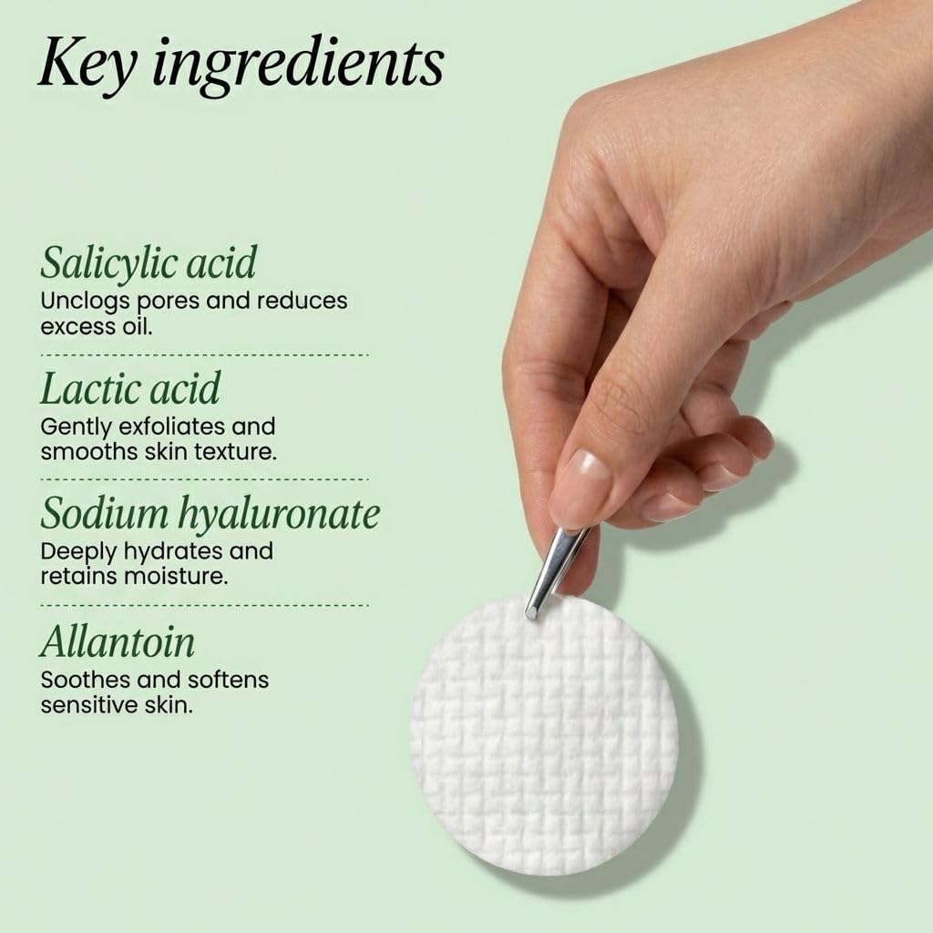 QUIA Toner Pads – AHA/BHA Dual-Action Exfoliate and Hydrate All in One – Soothing Formula for Sensitive Skin – Reduces Blackheads and Blemishes - PrimeBioHealth - canada supplements