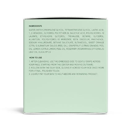 QUIA Toner Pads – AHA/BHA Dual-Action Exfoliate and Hydrate All in One – Soothing Formula for Sensitive Skin – Reduces Blackheads and Blemishes - PrimeBioHealth - canada supplements