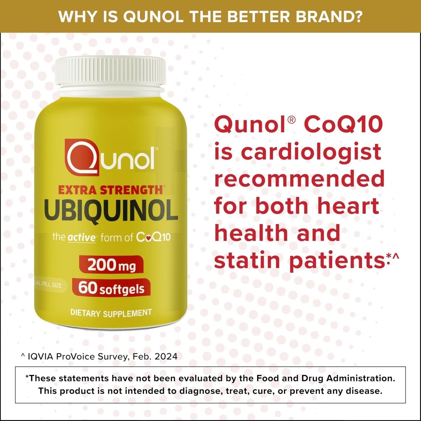 Qunol 200mg Ubiquinol, Powerful Antioxidant for Heart and Vascular Health, Essential for energy production, Natural Supplement Active Form of CoQ10, 60 Count - PrimeBioHealth - canada supplements