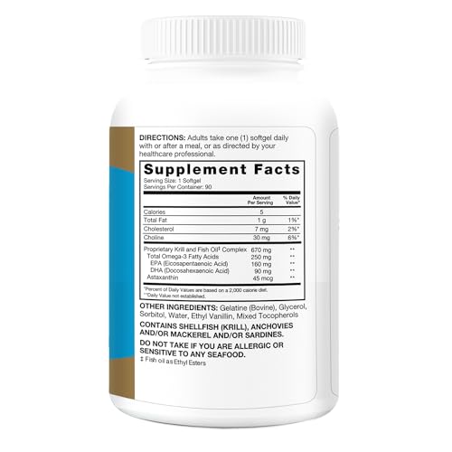 Qunol Advanced Omega 3 Krill and Fish Oil Complex, 10x Better Bioavailability, One Pill Dose, 250mg EPA & DHA - PrimeBioHealth - canada supplements