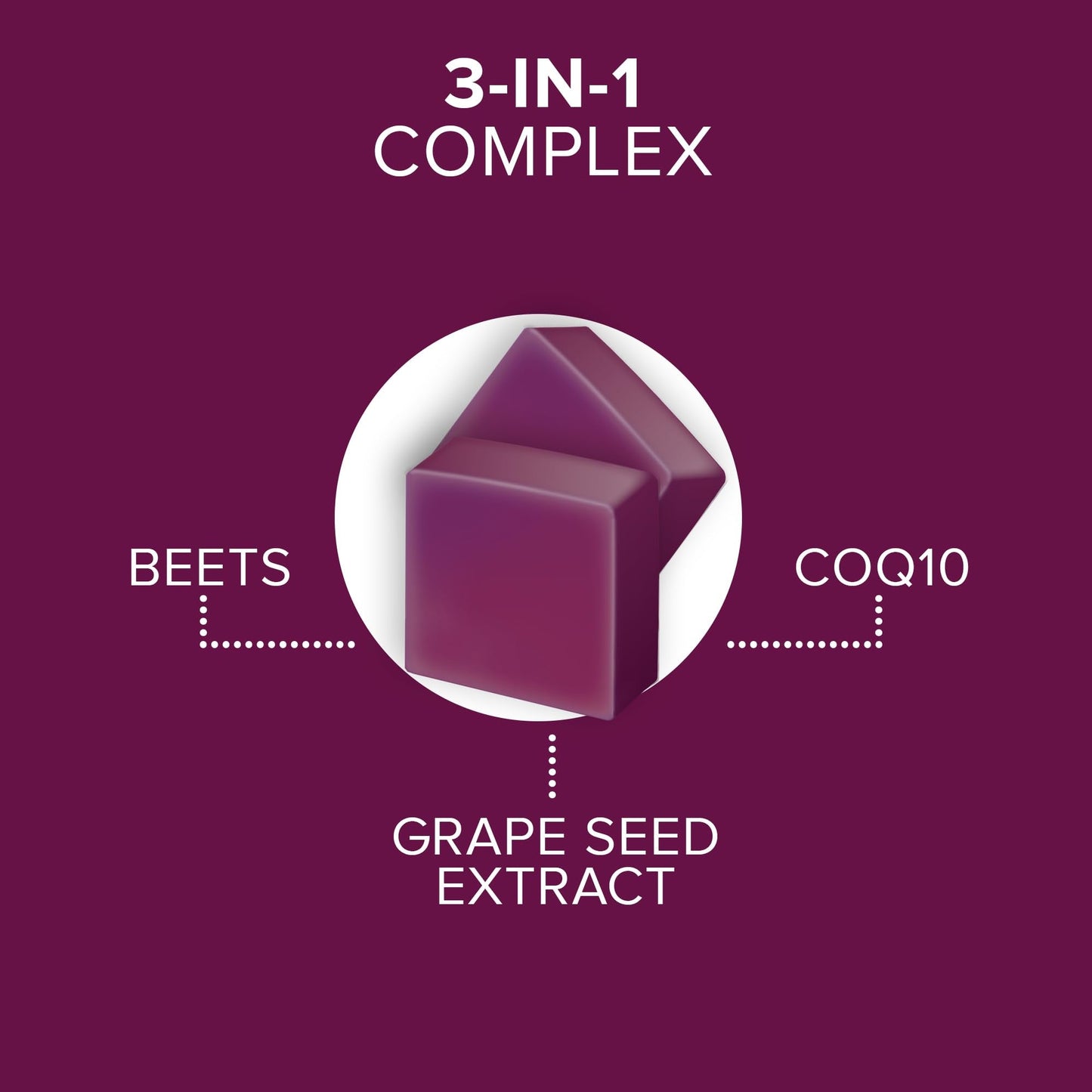 Qunol Beets Chews for Blood Pressure Support, 3 in 1 Beets + CoQ10 + Grape Seed Extract, - PrimeBioHealth - canada supplements