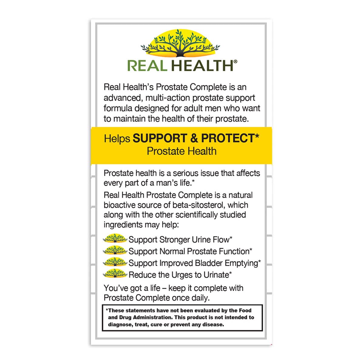 Real Health The Prostate Formula - Prostate Health Supplements for Men, Saw Palmetto Formula for Healthy Bladder and Urinary Support, - PrimeBioHealth - canada supplements