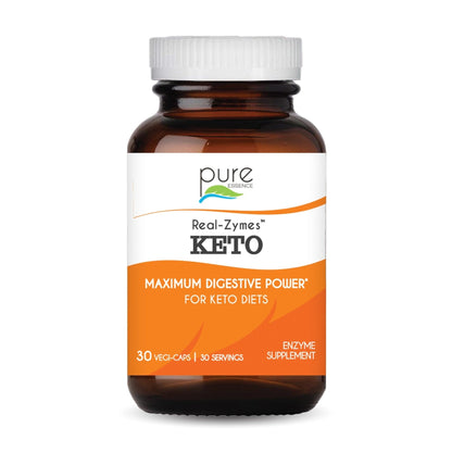 Real-Zymes™ KETO Digestive Enzymes Supplement with Probiotics for Better Digestion - Natural Support for Relief of Bloating, Gas, Belching, Diarrhea, Constipation, IBS, etc. - 30 Caps - PrimeBioHealth - canada supplements