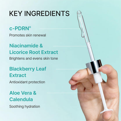 REJURAN® Turnover Ampoule, c-PDRN® – Original Salmon DNA PDRN Face Serum for Rejuvenation, Firming, Hydration & Youthful Glow - PrimeBioHealth - canada supplements