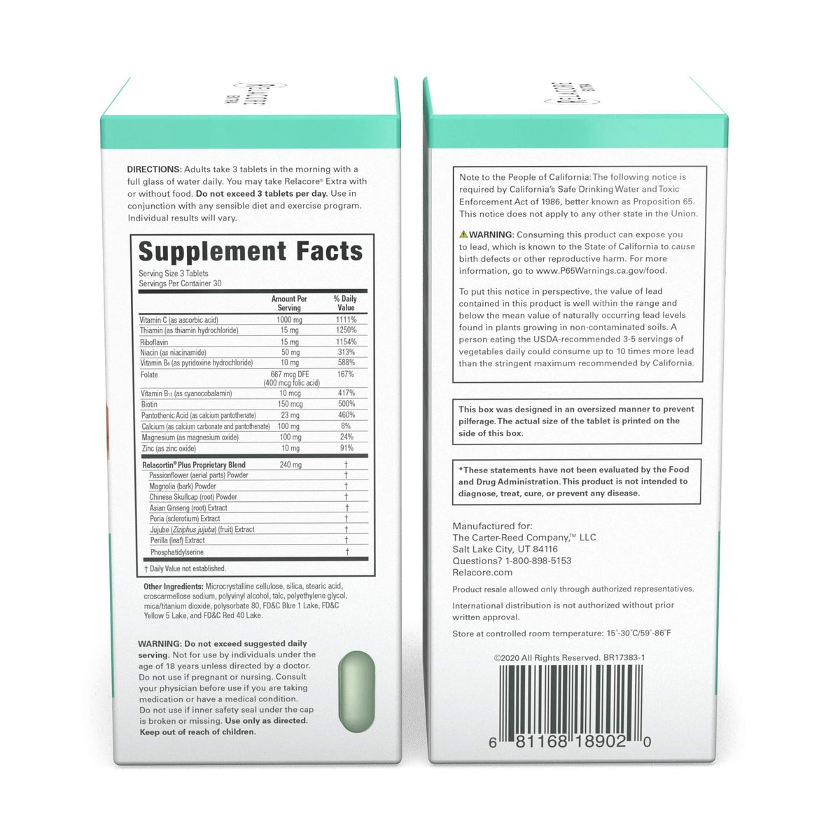 Relacore Extra Maximum Strength - Cortisol Supplements for Women - Reduce Cortisol Related Belly Fat - Stress Relief Supplement - Calm Mind - PrimeBioHealth - canada supplements