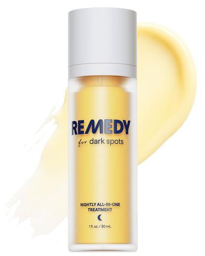 Remedy for Dark Spots | Advanced Night Treatment with Retinol & Kojic Acid | For Discoloration and Uneven Tones | With Glutathione - PrimeBioHealth - canada supplements