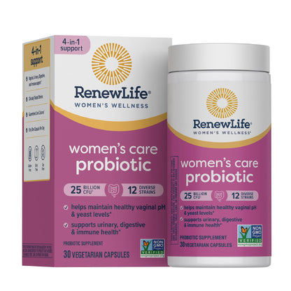 Renew Life Probiotics for Women, 25 Billion CFU Guaranteed, Probiotic Supplement for Digestive, Vaginal & Immune Health, Shelf Stable - PrimeBioHealth - canada supplements
