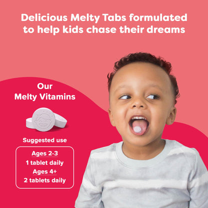 Renzo's Iron Supplements for Kids, Dissolvable Vegan Kids Iron Supplement with Vitamin C, Sugar-Free Melty Tabs - PrimeBioHealth - canada supplements